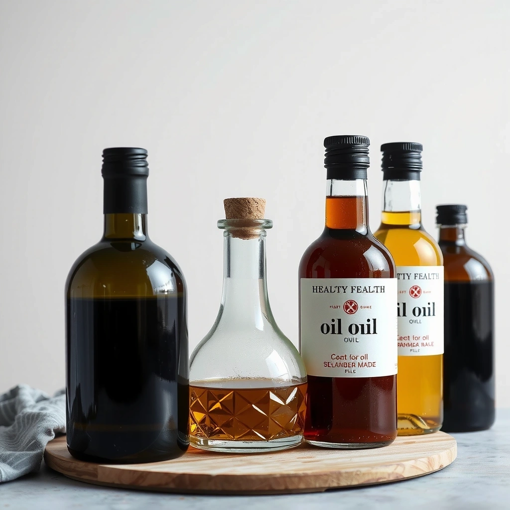 Verschiedene gesunde Öle